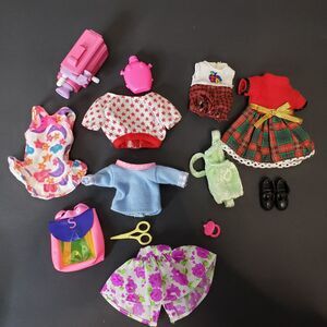Vintage Lot of Barbie Skipper Fashion Doll Clothing and Accessories 80s 90s